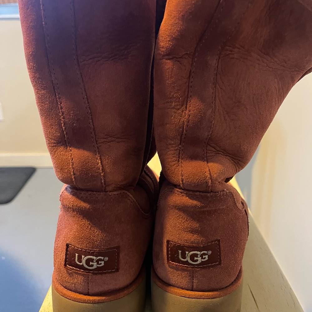 UGG Wedge Suede Boots